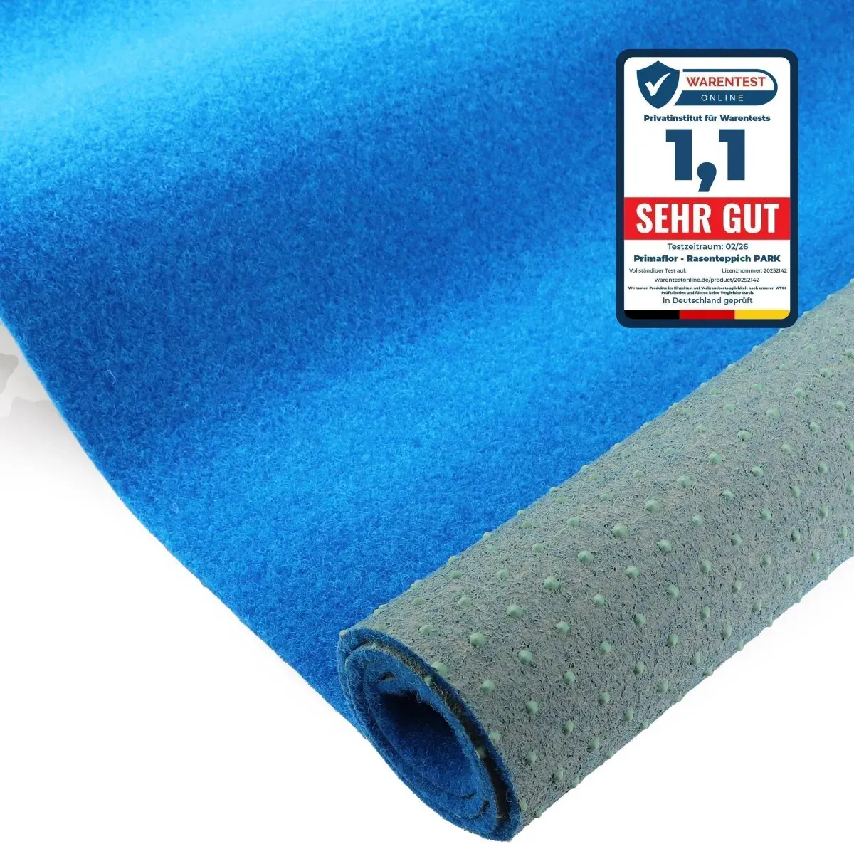 Rasenteppich PARK - Blau - 1,33m x 1,50m
