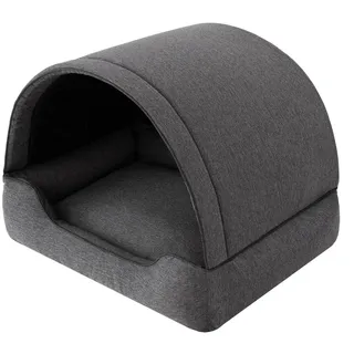 Bjird Hundehütte Tierhaus für kleine Hunde und Katzen, kratzfeste Hundehöhle und Hundebett in einem, made in EU 60x47