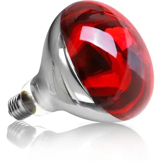 E27 R125 250 Watt Infrarotlampe Wärmelampe, Rotlichtlampe Wärmelampen AC 220-240V, Infrarotlichtlampe Reptilien Wärmelampe Terrarium, für Reptilien Tiere, Säugetiere, Hühnerstall, Kaninchen, Ferkel