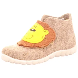 superfit Jungen - Schuhe HAPPY Slipper, Modern, BEIGE/GRAU 4000, 27