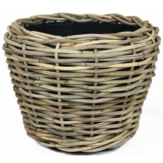 Van der Leeden DRYPOT® Rattan Grau Ø 68 cm - Sylter Körbe