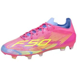 Herren Fussballschuhe F50 PRO FG JH6419 44 2/3 - Lucid Pink/Lucid Lemon/Blue - 44 2/3