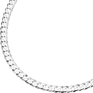 Smart Jewel Kette Panzerkette diamantiert, massiv, Silber 925 Ketten Silber Damen