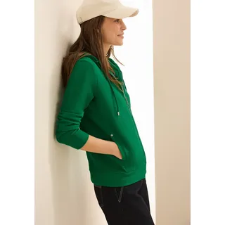 Cecil Kapuzensweatjacke, mit Kapuze mit Tunnelzug Cecil garden green L