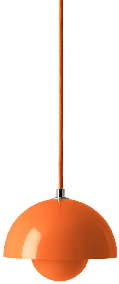 Pendelleuchte &Tradition, Flowerpot VP10, dimmbar, Orange, für Wohnzimmer, Metall, Design - 13