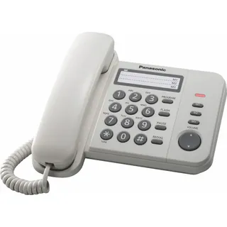 Panasonic KX-TS520, DECT-Telefon, Weiß - Weiß