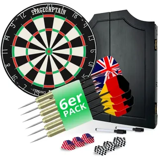 Stagecaptain DBC-1775 BK BullsEye Dartscheibe im Pub Dartschrank