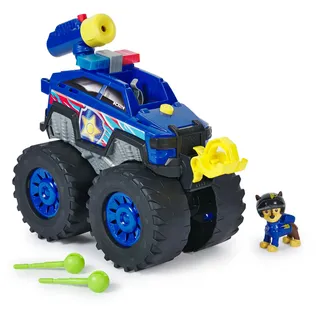 Spin Master PAW PATROL Rescue Wheels - Chases Deluxe Monstertruck mit Geschoss-Abwurf, motorisierter Seilwinde, Lichtern & Geräuschen, Spielzeug für Kinder ab 3 Jahren