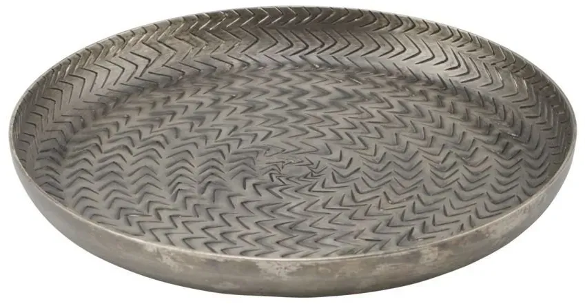 House Doctor Tablett Rattan, Ø20cm, silber
