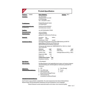 EXTALER Mineralwasser classic 6 x 1,25L 25801 - mit Kohlensäure