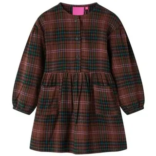 Kinderkleid mit Langen Ärmeln Cognac 116