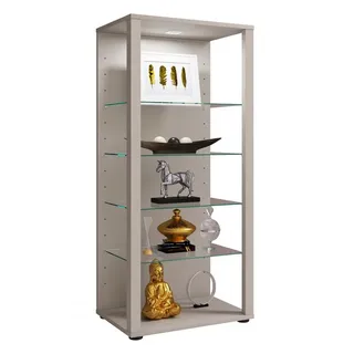 VCM Holz Glas Stand Vitrine Sammelvitrine Glasol lll