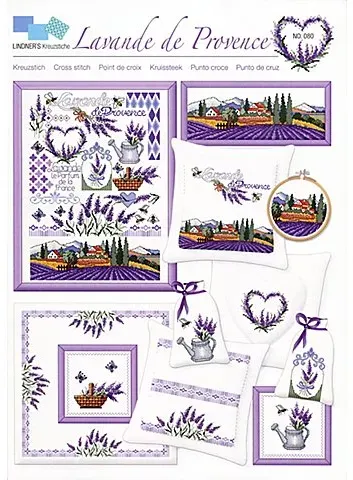 Stickvorlage "Lavande de Provence"