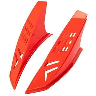 Motorradhelm Hörner, Asudaro Motorradhelm Selbstklebende Flügel Hörner Punk Stil Universal Fahrradhelm Hörner Helm Ohren Dekoration Für Damen Herren Mädchen Jungen Ski Snowboard Zubehör rot