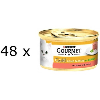 Purina 48 x 85g Feine Pastete Mix Gourmet Gold Katzenfutter nass