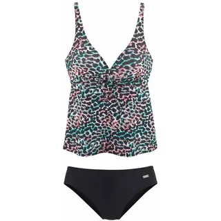 VENICE BEACH Bügel-Tankini Damen schwarz-bedruckt Gr.54 Cup E