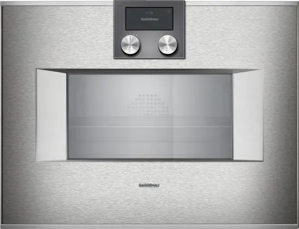 Gaggenau BS471112 - Serie 400 Dampfbackofen, 5 Jahre Garantie, Türanschlag: links, Edelstahl-hinterlegte Vollglastür, 60 x 45 cm