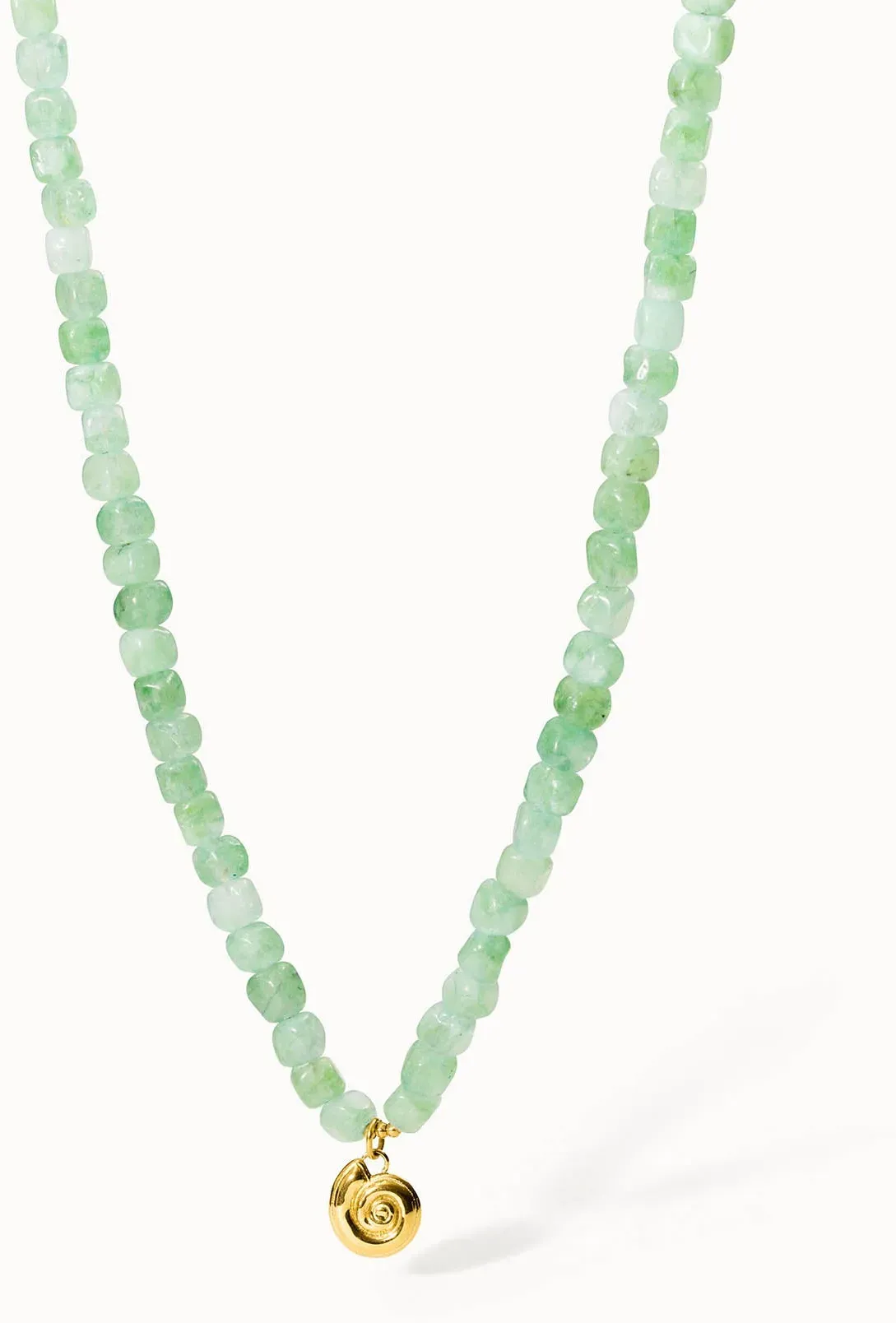 PURELEI Sundial Shell Jade Kette