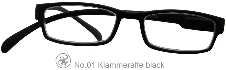 Lesebrille No.01 Klammeraffe schwarz
