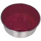 Anti-Schling Edelstahlnapf PAW, rutschfest, rot, 20 cm 1,60 ltr, 1 Stück