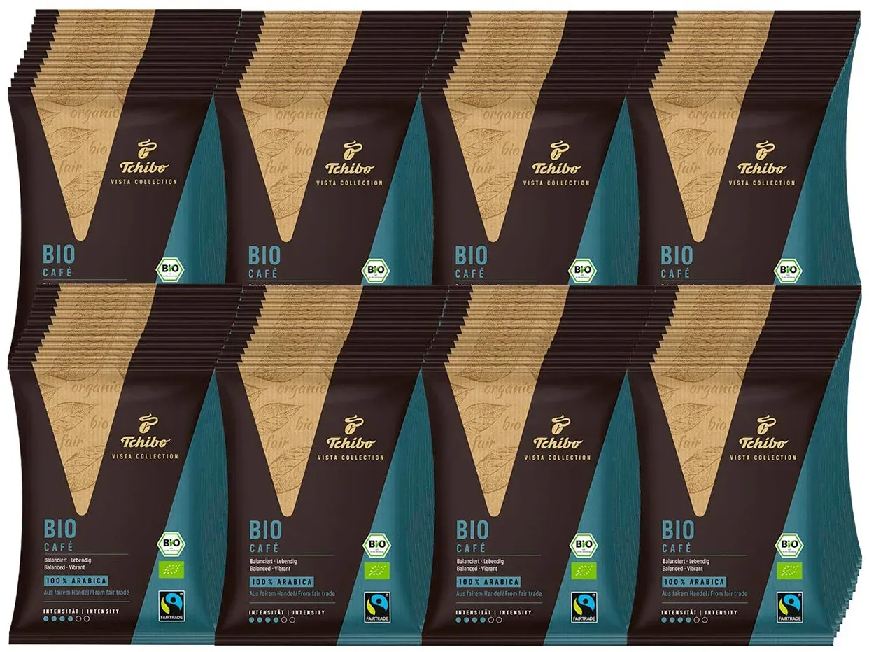 Tchibo - Vista Collection Bio Filterkaffee - 80x 70 g Gemahlen - Intensität: 4/6
