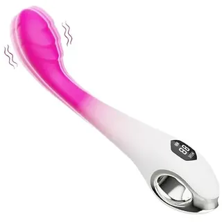 Analvibratoren für Mann mit Anzeigebildschirm Prostata Stimulation Männer Vibrator Tragbarer Erotik Squirting Excite Massagestab mit 10 Vibrationsmodi,Sexspielzeug für Frauen Paare,Wasserdicht