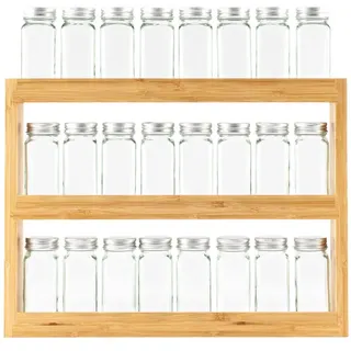 Hanseküche Gewürzregal 43 x 32 x 6,5 cm Braun