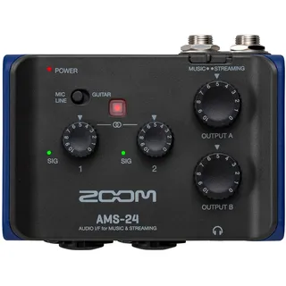 Zoom AMS-24 Audio Interface für Musik & Streaming