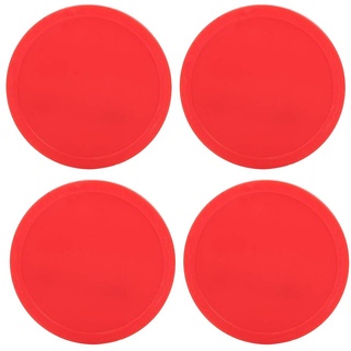 Agatige Air Hockey Pucks, 4 Stück Kunststoff Air Hockey Pucks Stück Austauschbar Für Tische Spielgeräte(63mm)