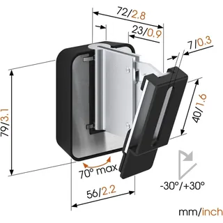 Vogel's Vogels SOUND 3200 Lautsprecher Wandhalterung schwarz