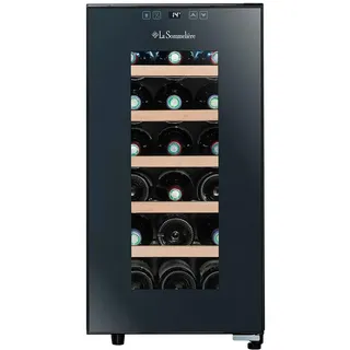 La Sommeliere - Ultra-leiser Hybrid-Weinkühlschrank LS18SILENCE, 18 Flaschen, kleiner kompakter Weinschrank, ideal für Rotweine