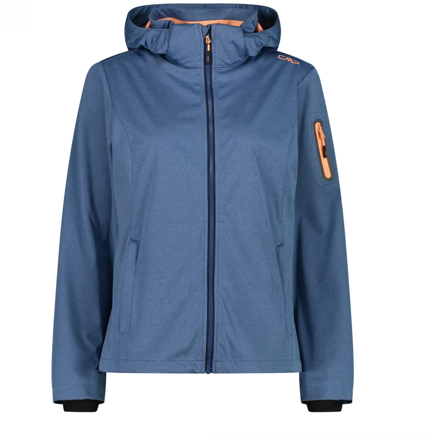 Mode&Accessoires CMP F.Illi Campagnolo CMP Woman Jacket Zip Hood DUSTY BLUE MEL: - Mehrfarbig - 46