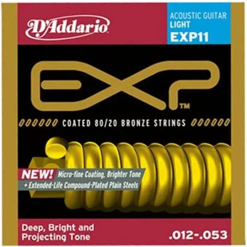 D'Addario EXP11 Bronze-Saitensatz Light .012 - .053