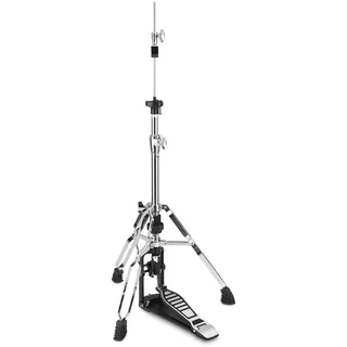 XDrum Hi-Hat Ständer Pro (stabile Bodenplatte, massive Fußplatte mit Doppelkettenzug, Federspannung stufenlos einstellbar)