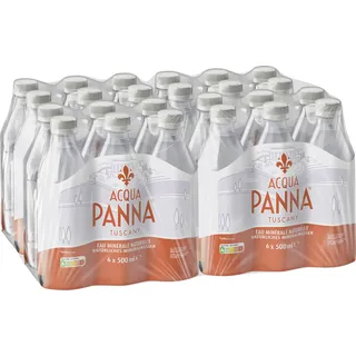 ACQUA PANNA stilles Mineralwasser 24 x 0,5 L PET Einweg Flaschen pfandpflichtig