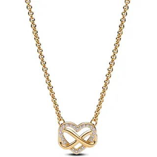 Pandora Funkelnde Unendlichkeits-Herz Goldfarben