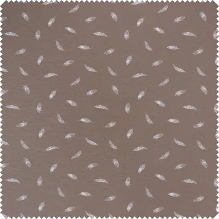 VBS Marktplatz Jersey-Stoff Federn Taupe 145 cm Breite Dekostoff Meterware Nähen Sommerstoff Nähprojekte Bekleidungsstoff DIY