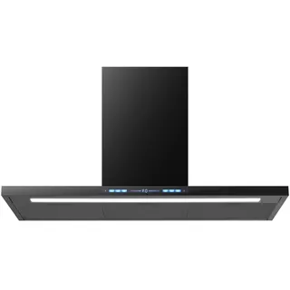 PKM WT3-90-A++BR Inselhaube 90 cm Schwarz