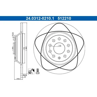 ATE Bremsscheibe PowerDisc