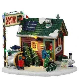 Lemax 25901 Tiny House Tree Lot LED Weihnachtsbaum Verkauf Weihnachtsdorf