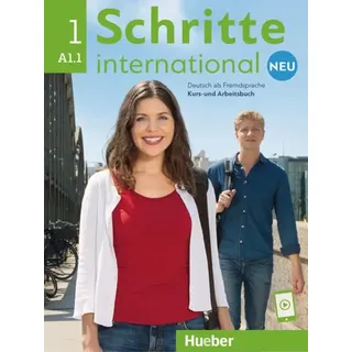 Hueber Schritte international Neu 1. Kursbuch + Arbeitsbuch mit Audios online