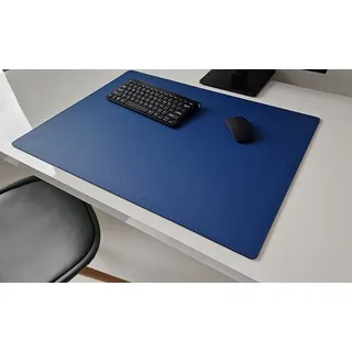 Profi Mats Schreibtischunterlage Sanftlux Kunst Leder 12 Farben un 3 Gr. blau 90 cm