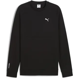 Puma Herren Sweatshirt, tech Crew DK PUMA Black, L