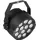 12 x RGB 10 W schwarz