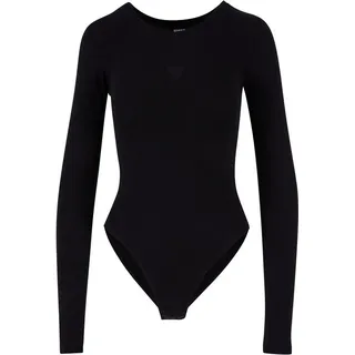 URBAN CLASSICS Ladies Stretch Jersey Longsleeve Body - schwarz S