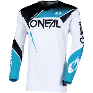 O'Neal ONeal Hardwear Air Slam, Trikot - Weiß/Schwarz/Türkis - XXL