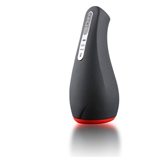 OTOUCH Airturn1 Masturbator - Sex Spielzeug für die Männer mit Wärmefunktion - Masturbieren für Männer mit 7 Vibrationsmodi - Wasserdicht und Aufladbar - Schwarz/Rot