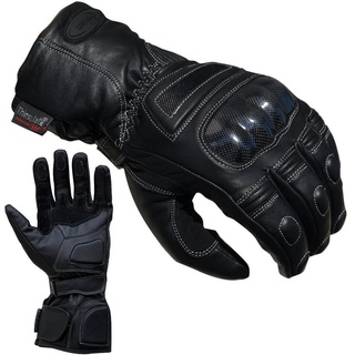 PROANTI Motorradhandschuhe Leder Regen Winter Motorrad Handschuhe - XXL