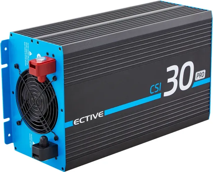 ECTIVE CSI 30 PRO 3000W/12V Gen. 2 Sinus-Wechselrichter mit Netzvorrangschaltung und Ladegerät