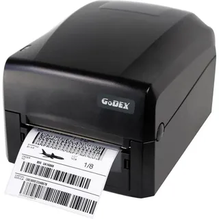 GODEX GE300 Etiketten-Drucker Drucker USB 2.0, RS232, RJ45 (203 dpi), Etikettendrucker, Schwarz